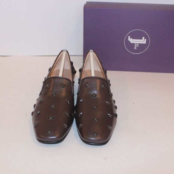 NWT Anthropologie Jon Josef Pandora Brown Leather Bronze Loafers 6 - Picture 3 of 11